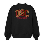 USC Trojans Women's Hype & Vice Black Mock Neck Sweatshirt